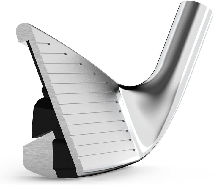 Wilson Golfschläger-Eisensatz, Golf-Eisen, Schwarz mit Goldakzenten, Regulär, Graphit, Edelstahl, Go