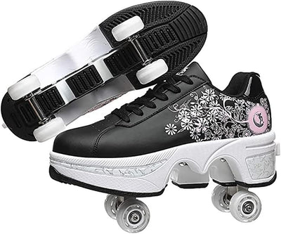 Schuhe mit Rollen, Rollschuhe Skateboard Schuhe Kinderschuhe Mit Rollen Skate Shoes Rollen Schuhe Sp