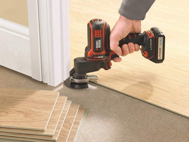 Black+Decker Multievo Oszillier-Kopf (Multifunktionswerkzeug-Zubehör, werkzeugloser SuperLok-Zubehör