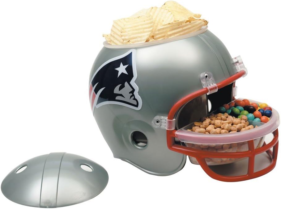 Wincraft NFL Helm mit Schalen für Knabbereien und Snacks Silber, Silber