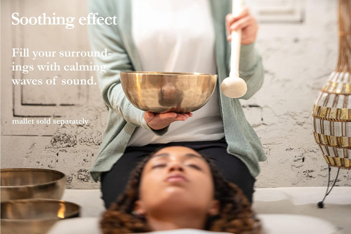 Sonic Energy Therapy Singing Bowl – 1.400g Klangschale für Sound Healing, Meditation – verstärkter R