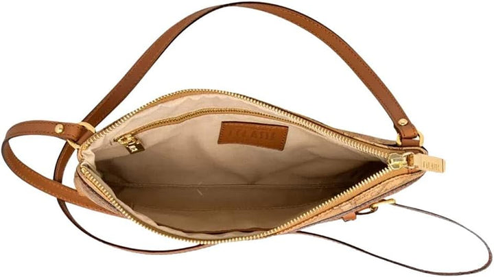 ALVIERO MARTINI DONNA Bandoliera Geo Classic Media Naturale Mod. D041 6000, M