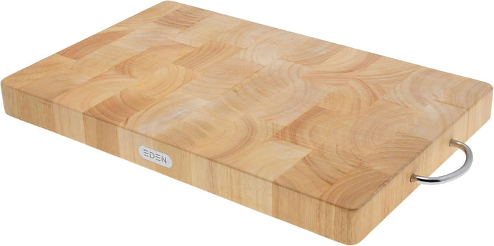 Eden Quality Holzschneidebrett EQP001 Praktisches Schneidebrett zum Schneiden, Wiegen und Hacken