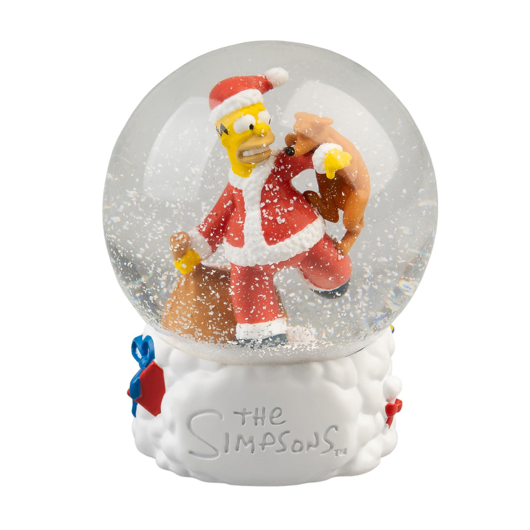 Grupo Erik Schneekugel Die Simpsons Schneekugel Weihnachten Weihnachtsdeko Dekoartikel 8 x 10 x 8 cm