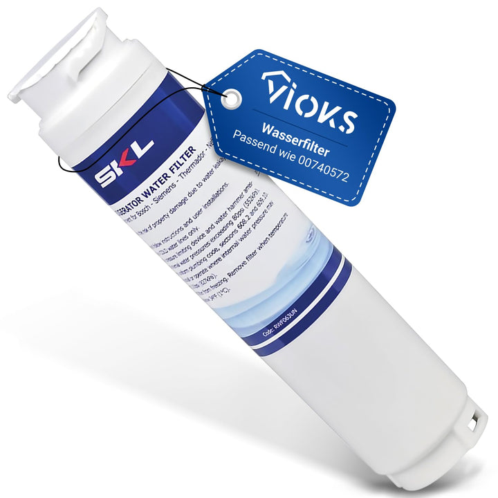 VIOKS 1x Wasserfilter Kühlschrank Side By Side Ersatz für Bosch Neff Ultra Clarity Siеmens Wasserfil