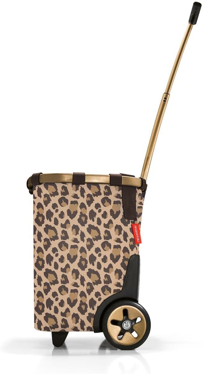 reisenthel carrycruiser Tragbarer Einkaufstrolley mit stabilem Aluminiumrahmen, Schultergurt und her