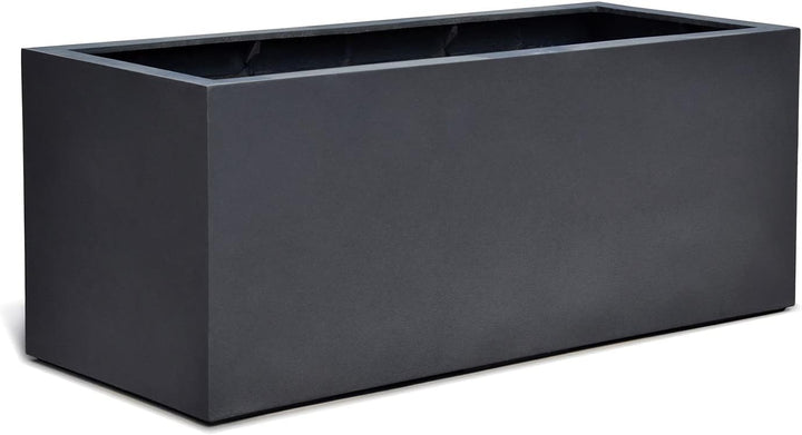 ESCHBACH® Pflanzkübel Box 80 Anthrazit Schwarz Rechteckig * 80 x 31 x 31 cm * 10 Jahre Garantie 80x3