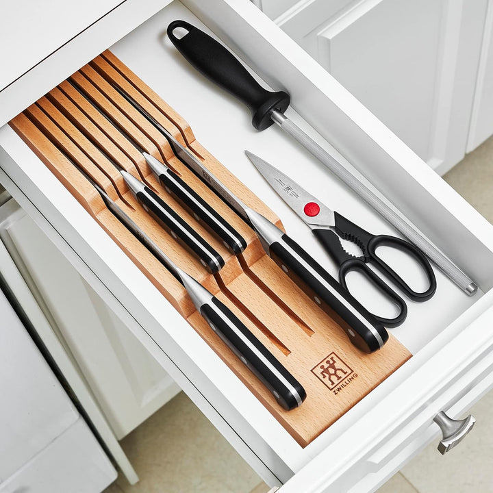 Zwilling 35159-000 Messerblock, Holz, Buche 8-slot Buche, 8-slot Buche