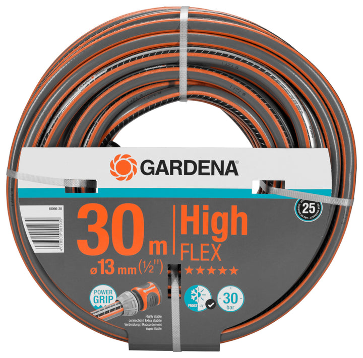 Gardena Comfort HighFLEX Schlauch 13 mm (1/2 Zoll), 30 m: Gartenschlauch mit Power-Grip-Profil, 30 b