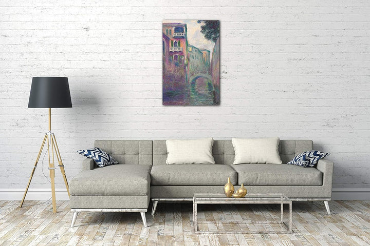 Printed Paintings Leinwand (40x60cm): Claude Monet - Der Rio de la Salute 40x60 cm, 40x60 cm
