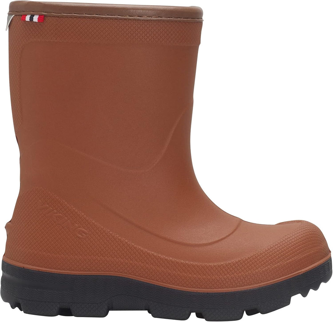 Viking Unisex Kinder Ecorox 1.0 Warm Snow Boot 22 EU Cognac Navy, 22 EU Cognac Navy