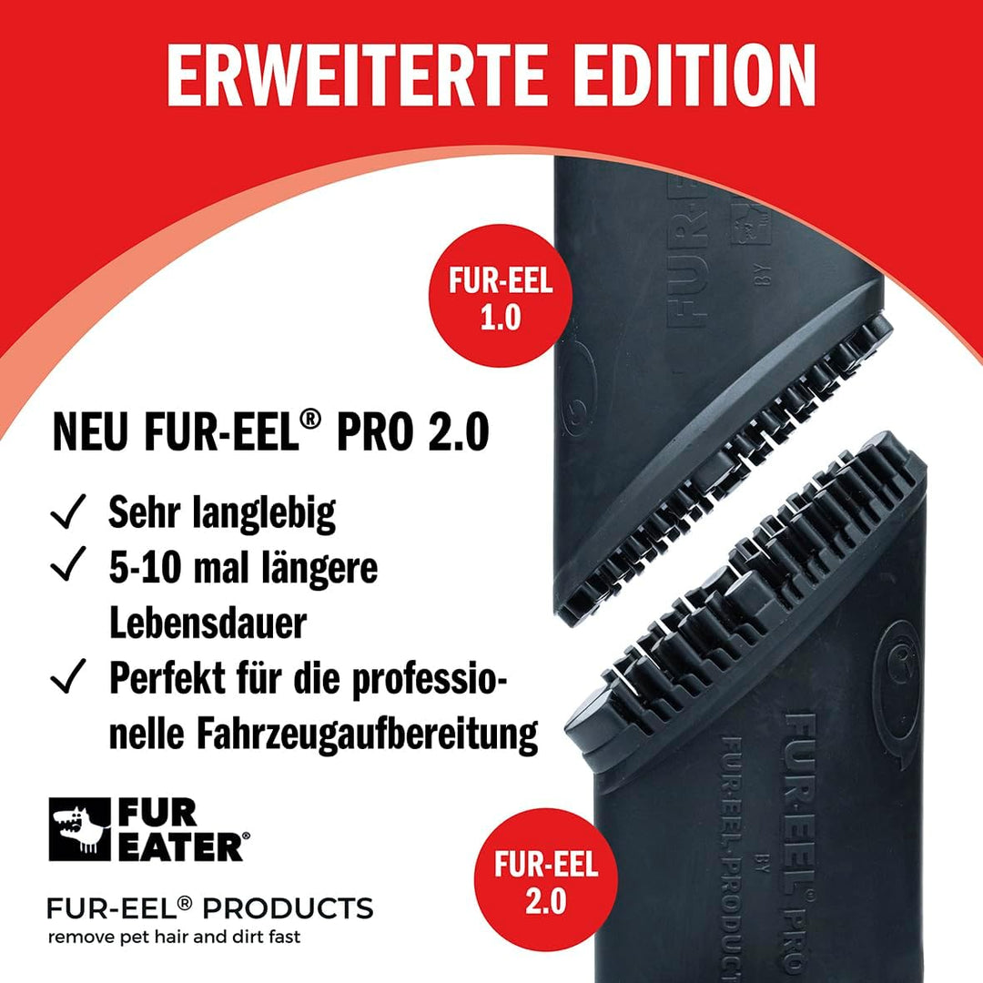 Tierhaarentferner PRO 2.0 Combo | Staubsauger Tierhaar Aufsatz für Auto & Zuhause | Entfernt Hunde-