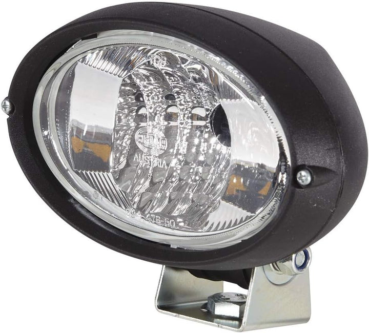 HELLA - Halogen-Arbeitsscheinwerfer - Oval 100 - 24/12V - Anbau/geschraubt - stehend/schwenkbarer Mo