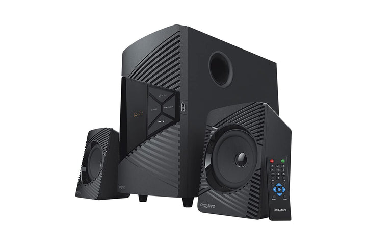 Creative SBS E2500 Leistungsfähiges 2.1-Bluetooth-Lautsprechersystem mit Subwoofer für Computer und