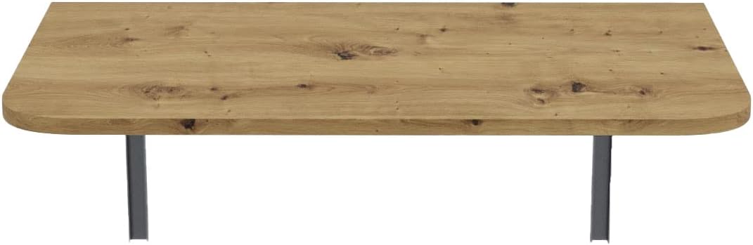 AKKE Klapptisch Wandklapptisch Esstisch - Klappbar Faltbar Platzsparend - Abgerundete Ecken - 60cm x