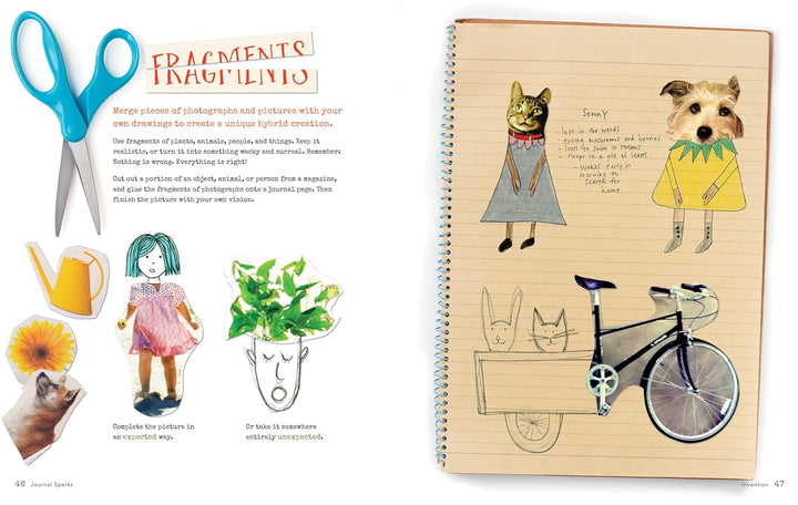 Journal Sparks: Fire Up Your Creativity with Spontaneous Art, Wild Writing, and Inventive Thinking,