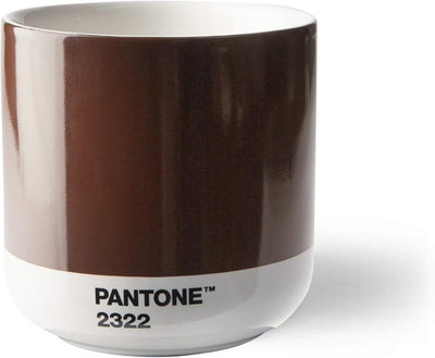 Pantone doppelwandiger Porzellan-Thermobecher Cortado, ohne Henkel, 190ml, 4er-Set in Geschenkbox, W