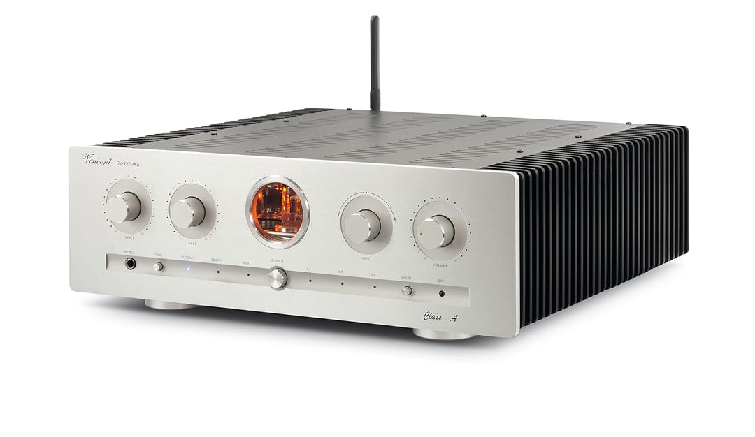 Vincent SV-237 MKII High-End Hifi Hybridverstärker, warmer dynamischer Röhren-Sound, mit Bluetooth-S