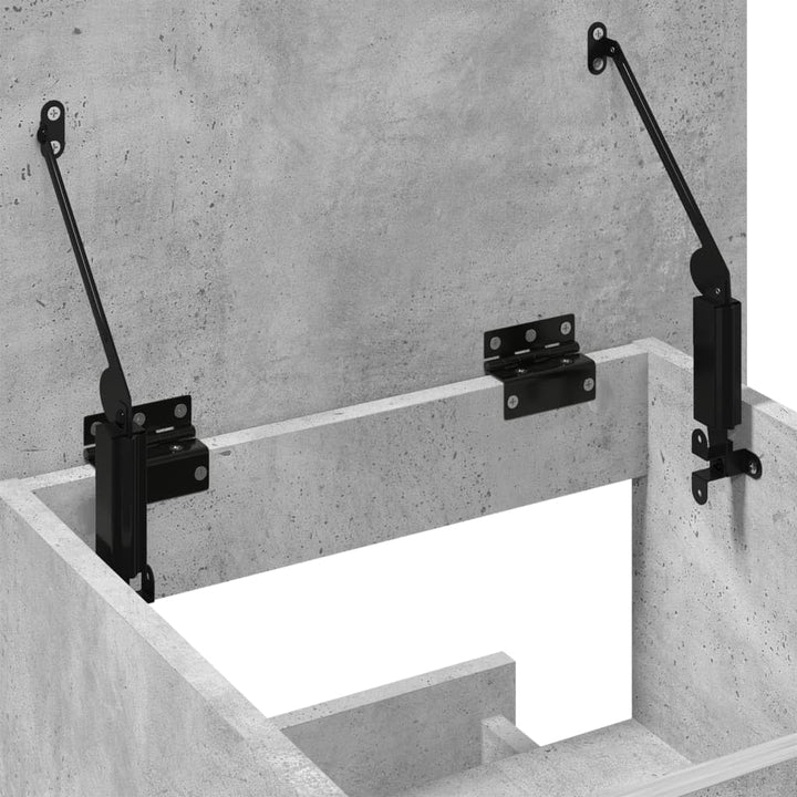 vidaXL Rednerpult, Stehpult mit Rollen Schublade, Mobil Stehtisch Rollbar mit Umrandung, Schreibpult