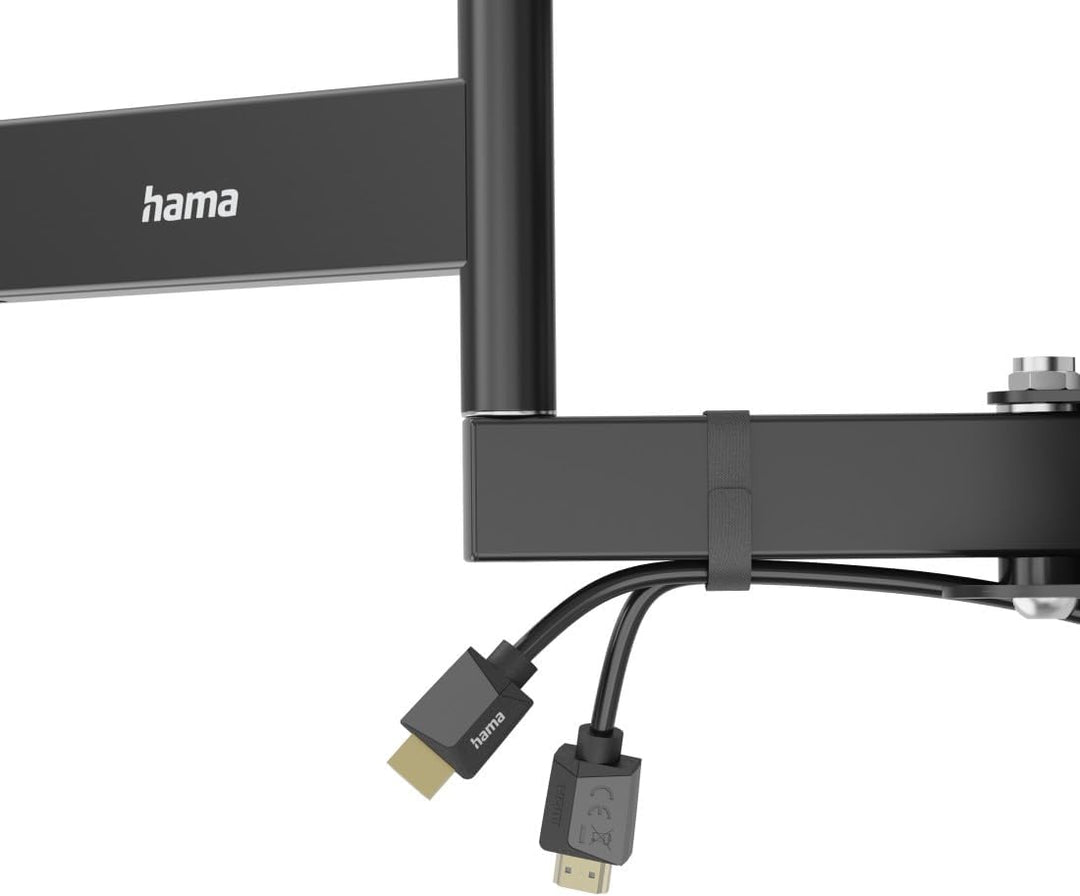 Hama TV Wandhalterung Schwenkbar &amp; Neigbar 32–75 Zoll (81–191 cm) – Vollbeweglich, Ausziehbar, VESA
