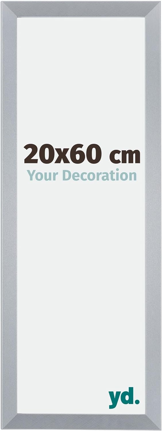 yd. Your Decoration - Bilderrahmen 20,00x60,00 cm - Bilderrahmen aus MDF mit Acrylglas - Antireflex