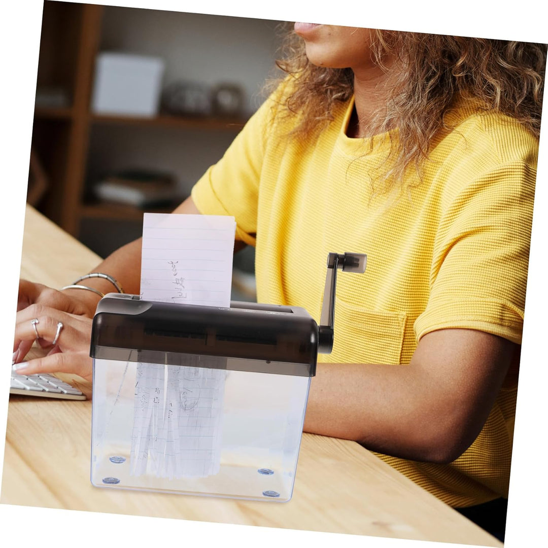Handwerkzeuge Aktenvernichter Desktop-Zubehör Mini-Körbe Wohnaccessoires Papierschredder Dokumentens