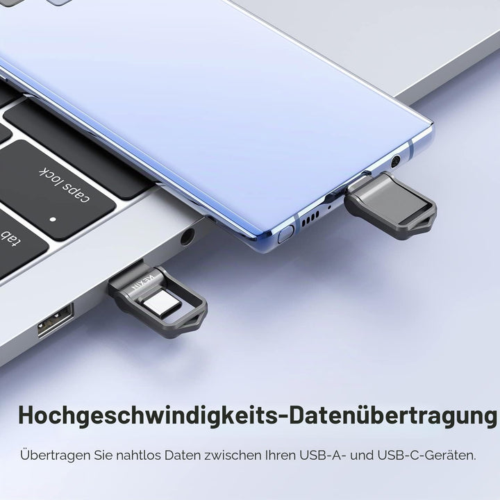 KEXIN USB C Stick 32GB 5 Stück USB 3.0 OTG, Dual-USB Type-C &amp; USB-A Anschlüsse, Speicherstick für PC