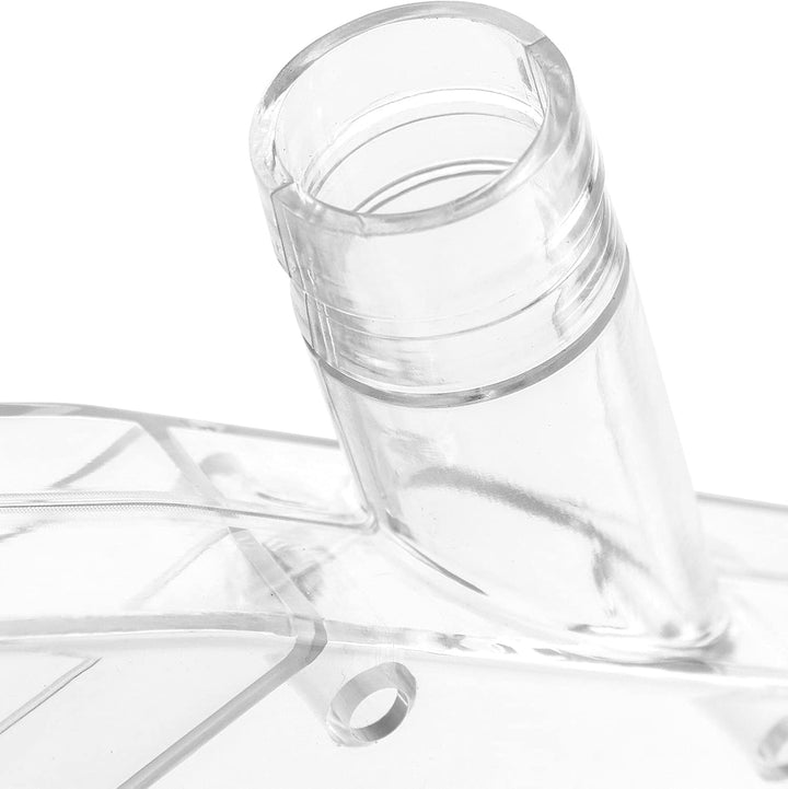 QWORK® Kunststoff Blattschutz Spanhaube 12" für Kreissäge & Tischsägen, mit transparentem Staubschut