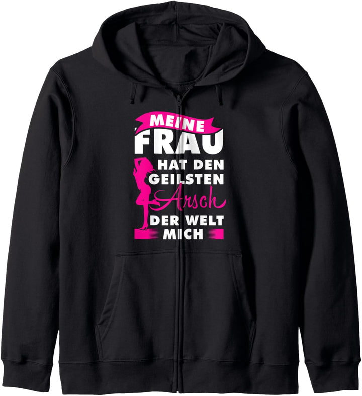 Meine Frau hat den besten Mann der Welt| Lustiges Männer Kapuzenjacke
