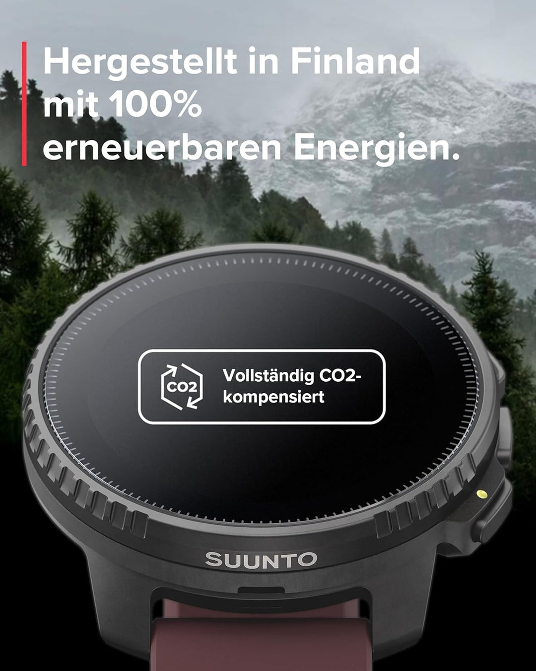 SUUNTO Vertical Abenteuer Uhr - GPS Smartwatch, Akkulaufzeit bis zu 65 Tagen, Militärgeprüftes Gehäu