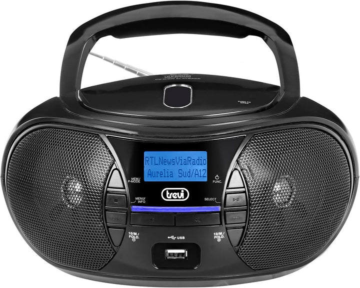 Trevi CMP 581 Tragbares Stereo mit DAB-Radio, USB, CD, MP3, USB