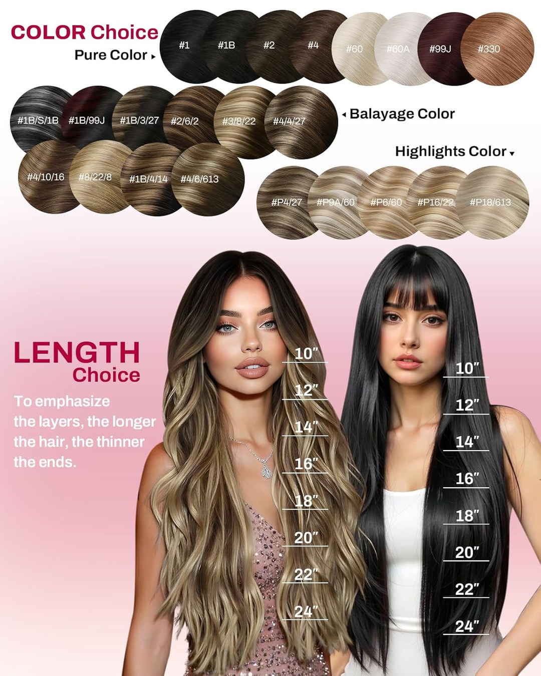Moresoo Clip in Extensions Echthaar Remy Haarextension Echthaar Clip Doppelt Tressen Clip in Extensi
