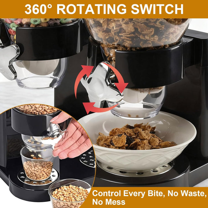 Cereal Dispenser 2L, Luftdichter Müslispender für die Organisation des Küchenvorratsraums, Müslispen