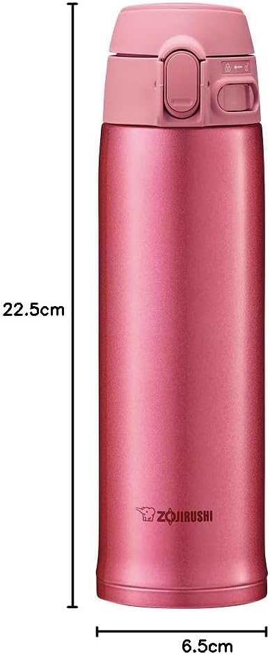 Zojirushi SM-TA48PA Vakuum-Isolierbecher aus Edelstahl, 473 ml, Rosa 480 ml Rose, 480 ml Rose