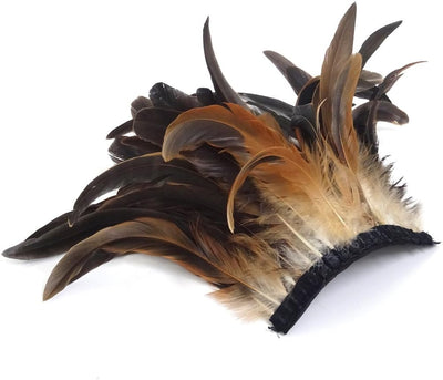 keland Männer 'Gothic Natural echte Feder Epaulet Shrug Schulter EIN Paar (Gelb), Gelb