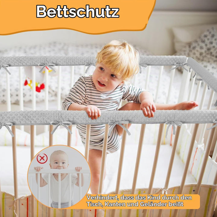 Bettkantenschutz Für Kinderbetten,Schutz für Bettrahmen,Babybett Umrandungen,Babybett Umrandungen,Ab