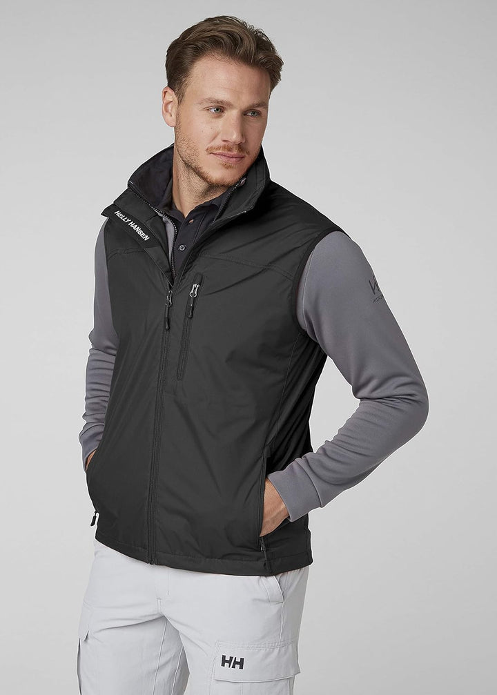 Helly Hansen Herren Crew wasserdichte Segelweste S Schwarz, S Schwarz