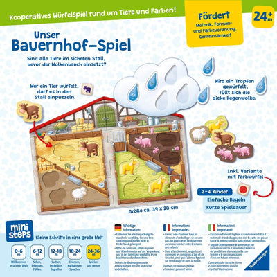 Ravensburger ministeps 4172 Mein Kinderlieder-Mitmachspiel, Lustiges Bewegungspiel mit 12 beliebten