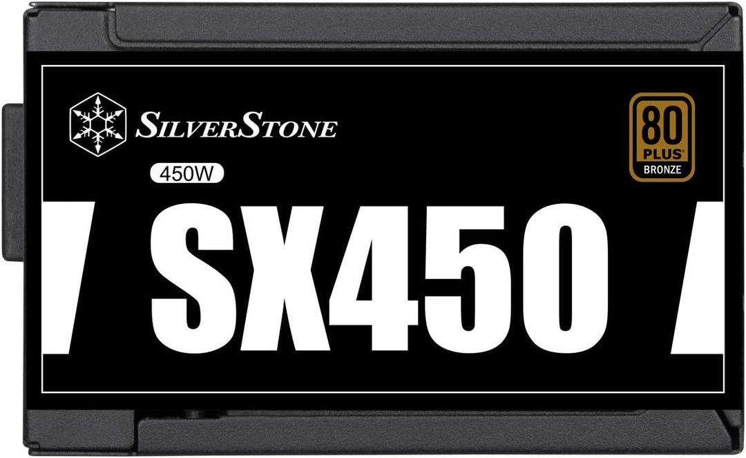 Silverstone SST-SX450-B - SFX Serie, 450W 80 Plus Bronze flüsterleises PC-Netzteil mit 80 mm-Lüfter