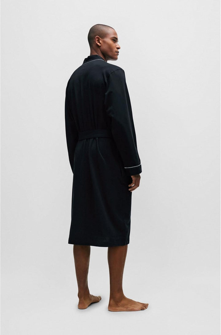 BOSS Bademantel Kimono aus weichem Baumwoll-Jersey S Black 001, S Black 001