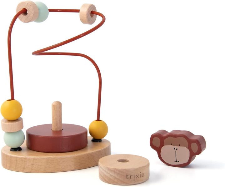 Trixie Holz Motorikschleife AFFE - Mr. Monkey Mr Monkey / Affe, Mr Monkey / Affe