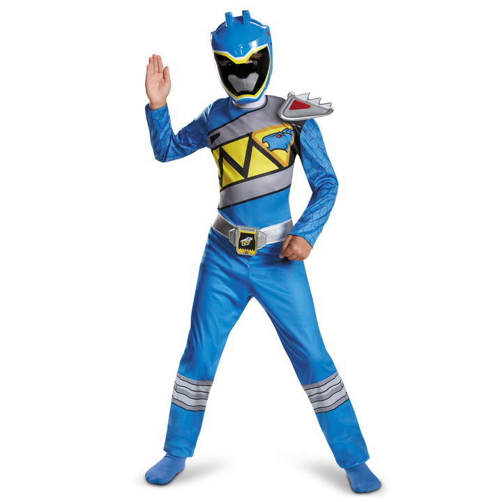 Disguise Blue Ranger Dino Charge Classic Costume, Medium (7-8) by Disguise