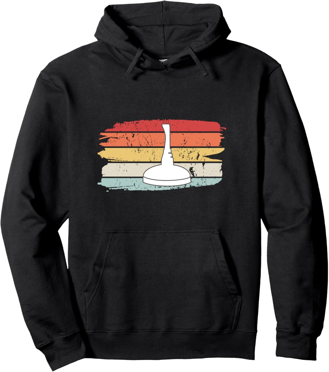 Eisstockschiessen Stockschützen Vintage Retro Pullover Hoodie