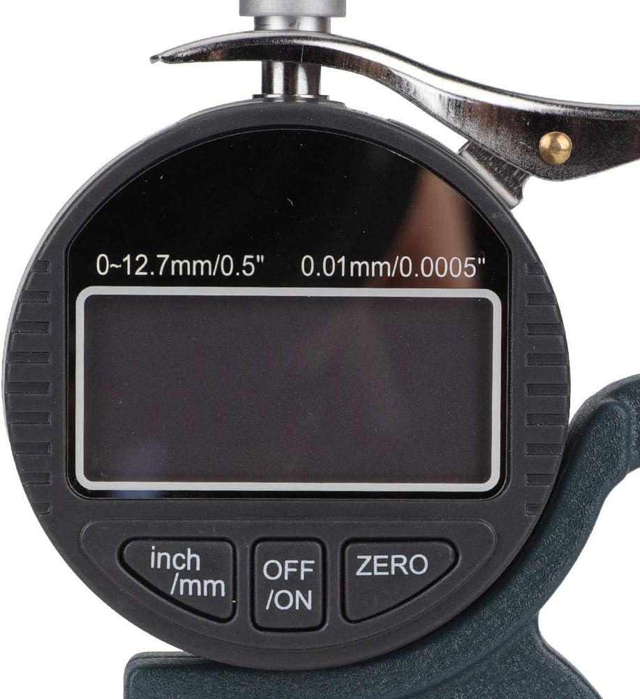 0-12,7 mm Dickenmessgerät, elektronisches Dickenmessgerät, 0,01 mm digitales Dickenmessgerät für Led