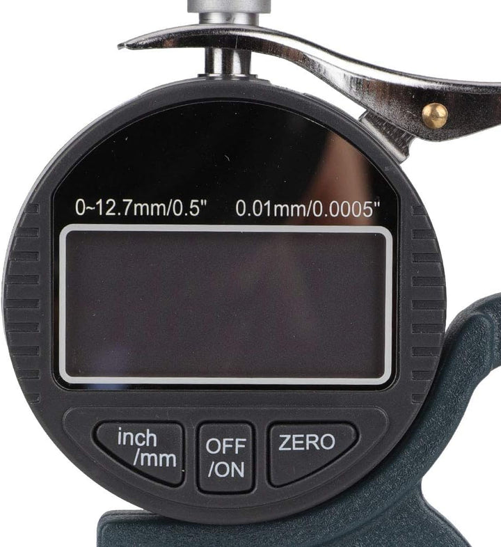 0-12,7 mm Dickenmessgerät, elektronisches Dickenmessgerät, 0,01 mm digitales Dickenmessgerät für Led