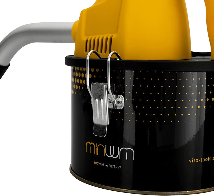 VITO Mini Staubsauger für Pellets 800W - Mini Pellets Aschesauger 800W - auch für Grill, kleine Öfen