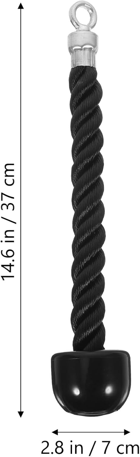 Supvox Krafttraining Kordelzug Nylon Trizeps Bizeps Seil Mit Stahl Schnalle Und Gummiblöcken Für Fit