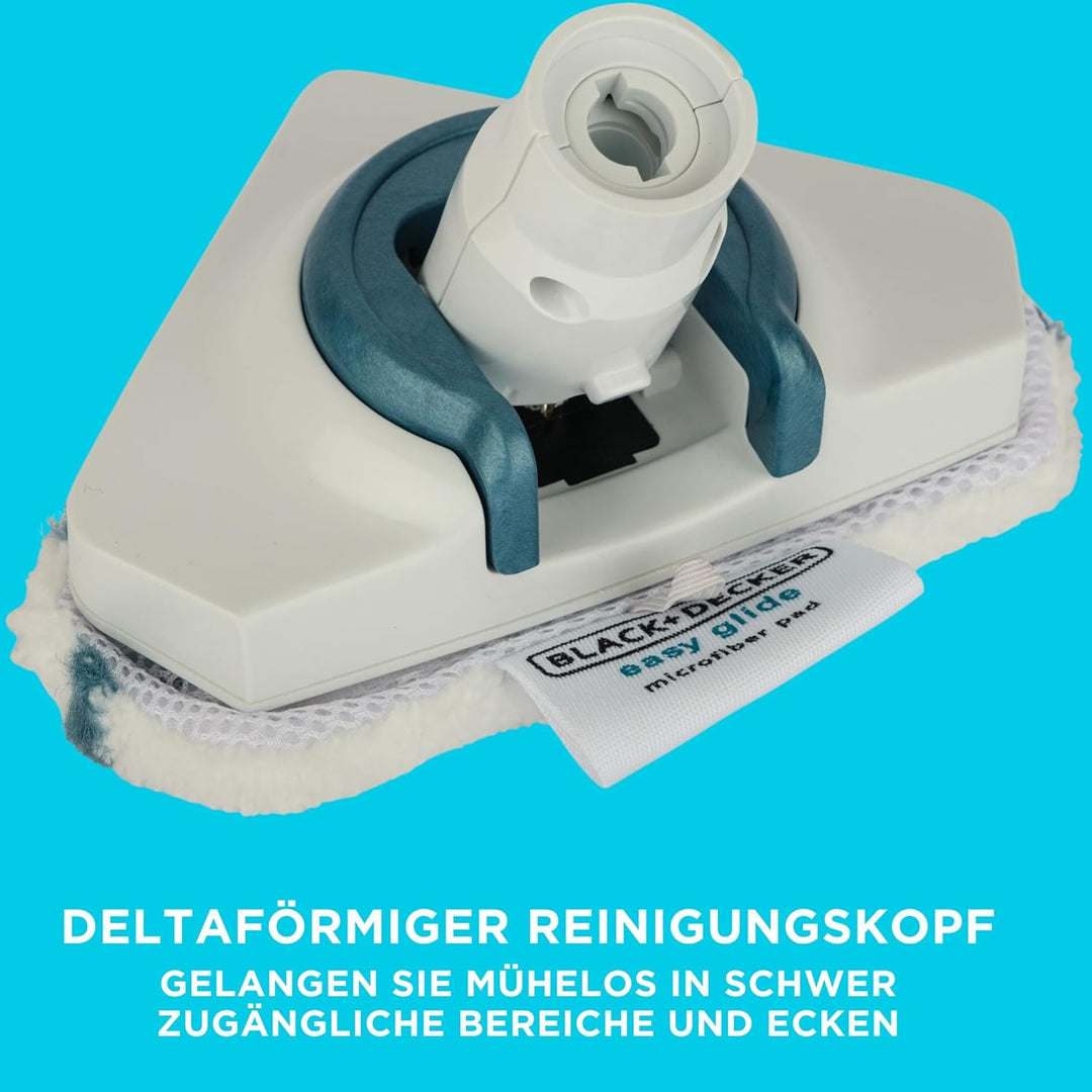 Black+Decker Delta Reinigungsset für Steambuster FSS1600 / SteamMop FSM1621, mit 2 waschbaren Deltap