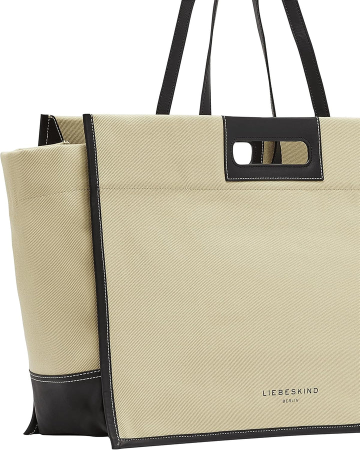 Liebeskind Damen Olivia Shopper XL Warm Beige, Warm Beige