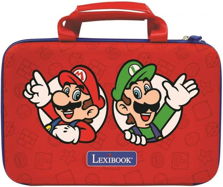 Lexibook Tablet-Schutzhülle für Kinder – Kinder-Tablet-Transporttasche Super Mario, Super Mario